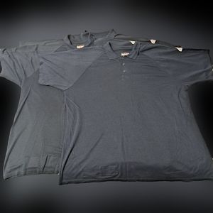 Bulwark Flame Resistant Polo Shirts, Group of THREE, size XXXL